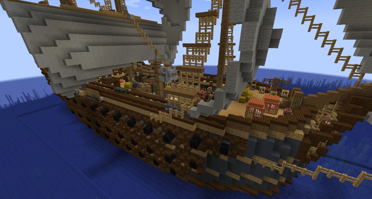 マイクラの戦艦MOD