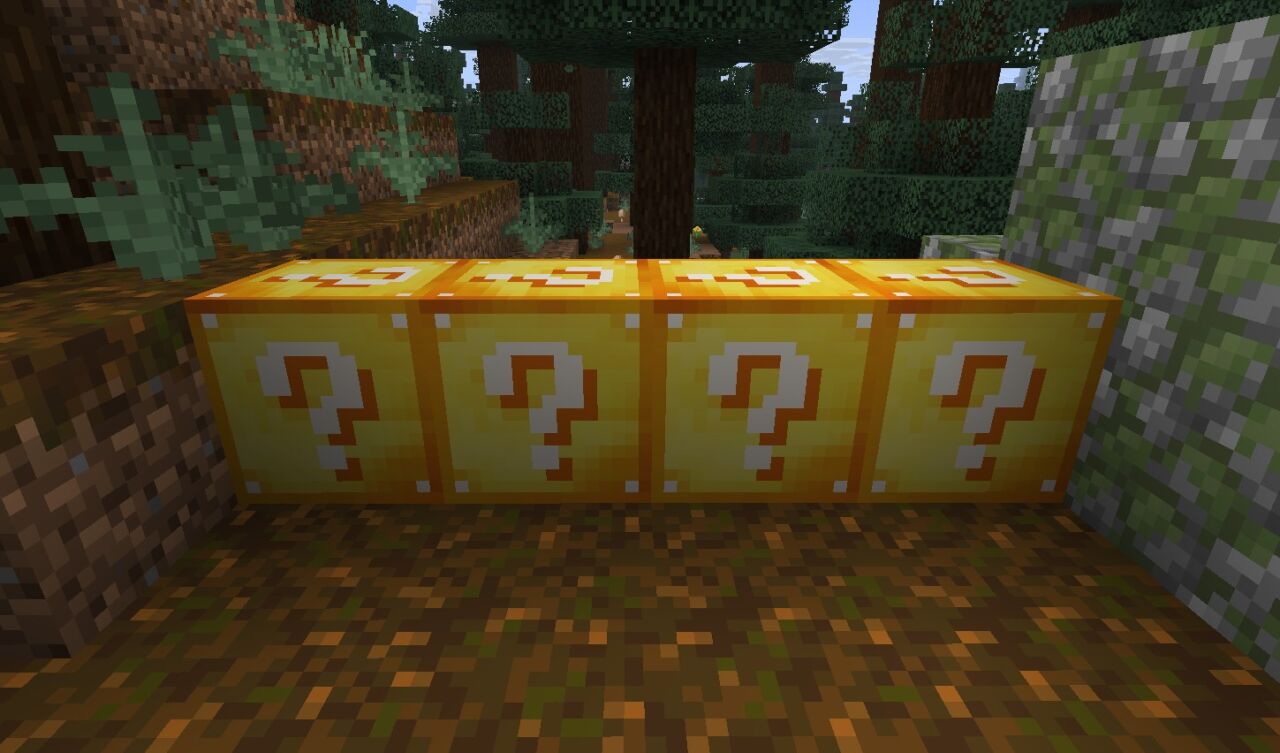 【マイクラ】ラッキーブロックMOD「Lucky Block」