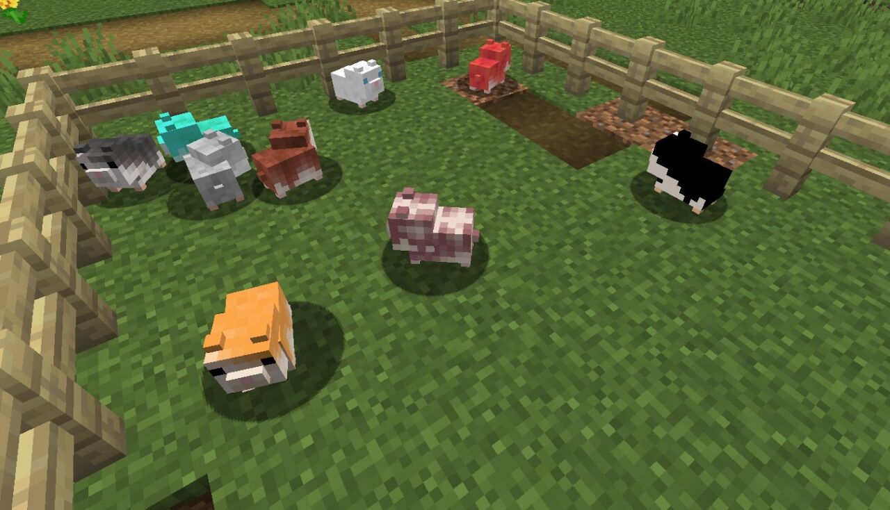 ハムスターMOD「Hamstercraft」の特徴1
