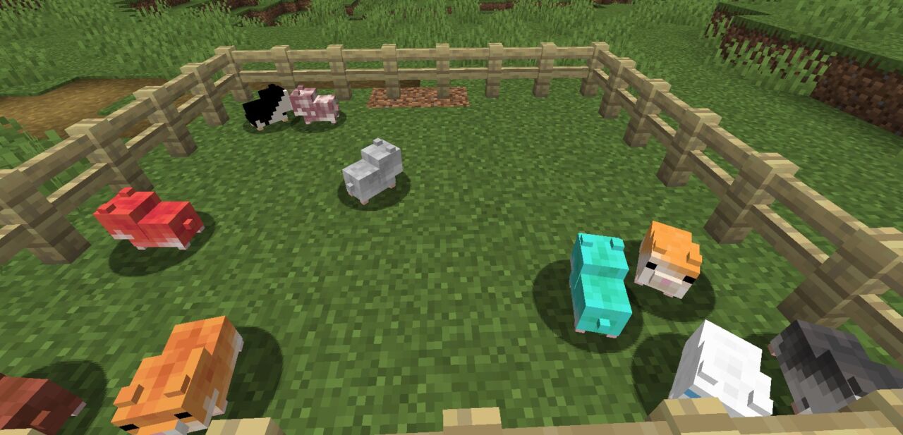 【マイクラ】ハムスターMOD「Hamstercraft」