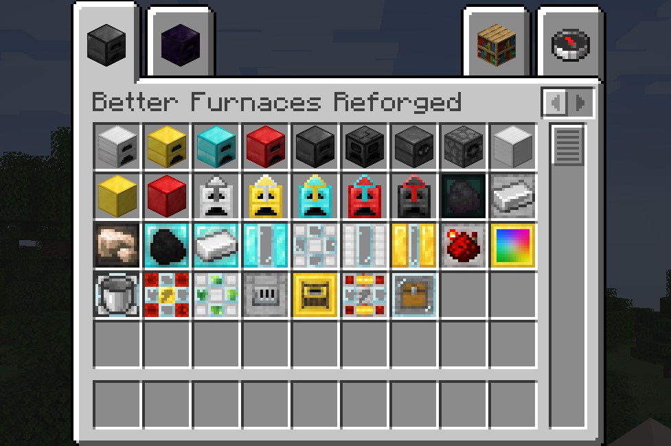 「Better Furnaces Reforged」の動作確認