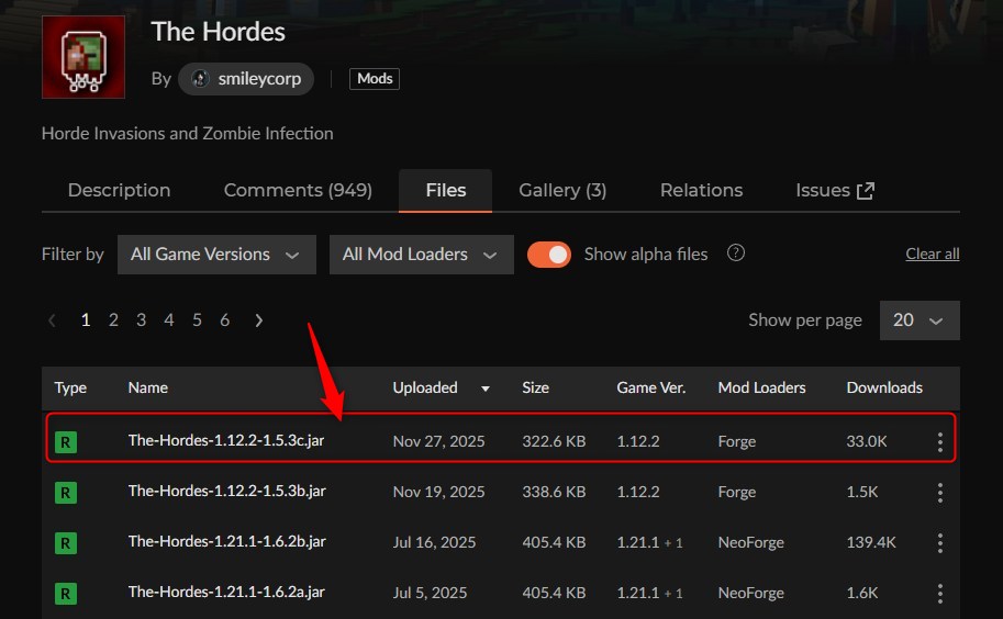襲撃MOD「The Hordes」の入れ方1