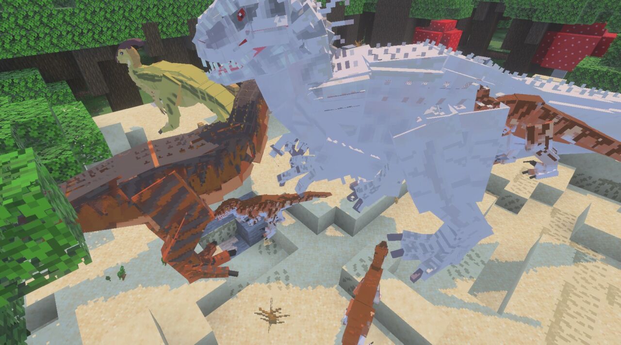 マイクラ恐竜アドオン