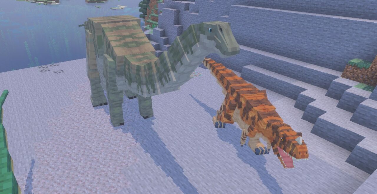 恐竜アドオン「Dinosaurs' Time」の恐竜1