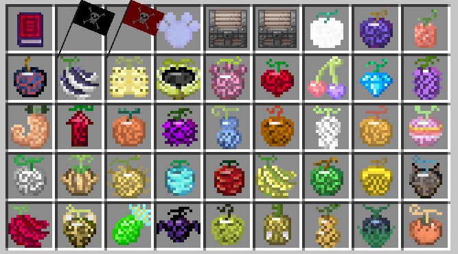 Mine Pieceの悪魔の実とアイテム一覧