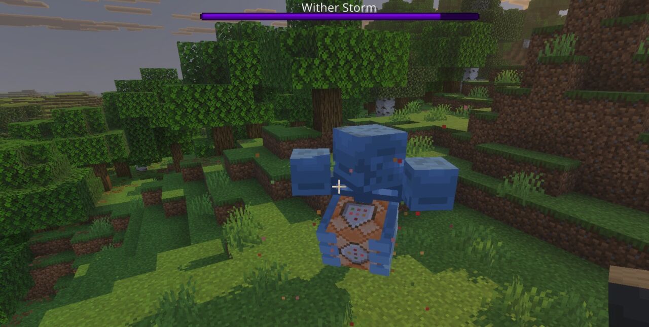ボスアドオン「Cracker's Wither Storm」のウィザーストーム召喚