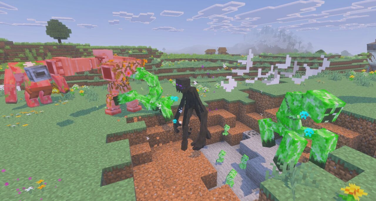 【マイクラ統合版】ミュータントアドオン「Mutant Creatures Bedrock」