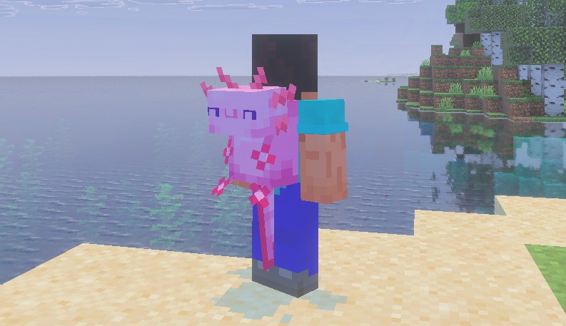 マイクラのバックパックアドオン