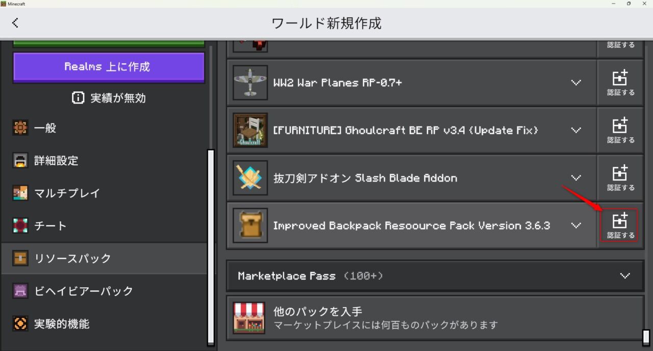 バックパックアドオン「Backpack Plus Addon」の入れ方5