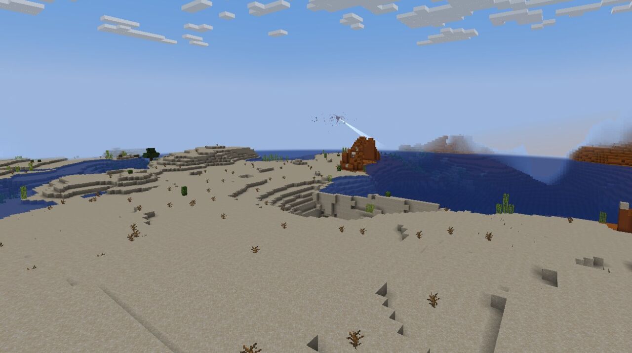 Cracker's Wither Storm Modで遠距離から見えるウィザーストーム