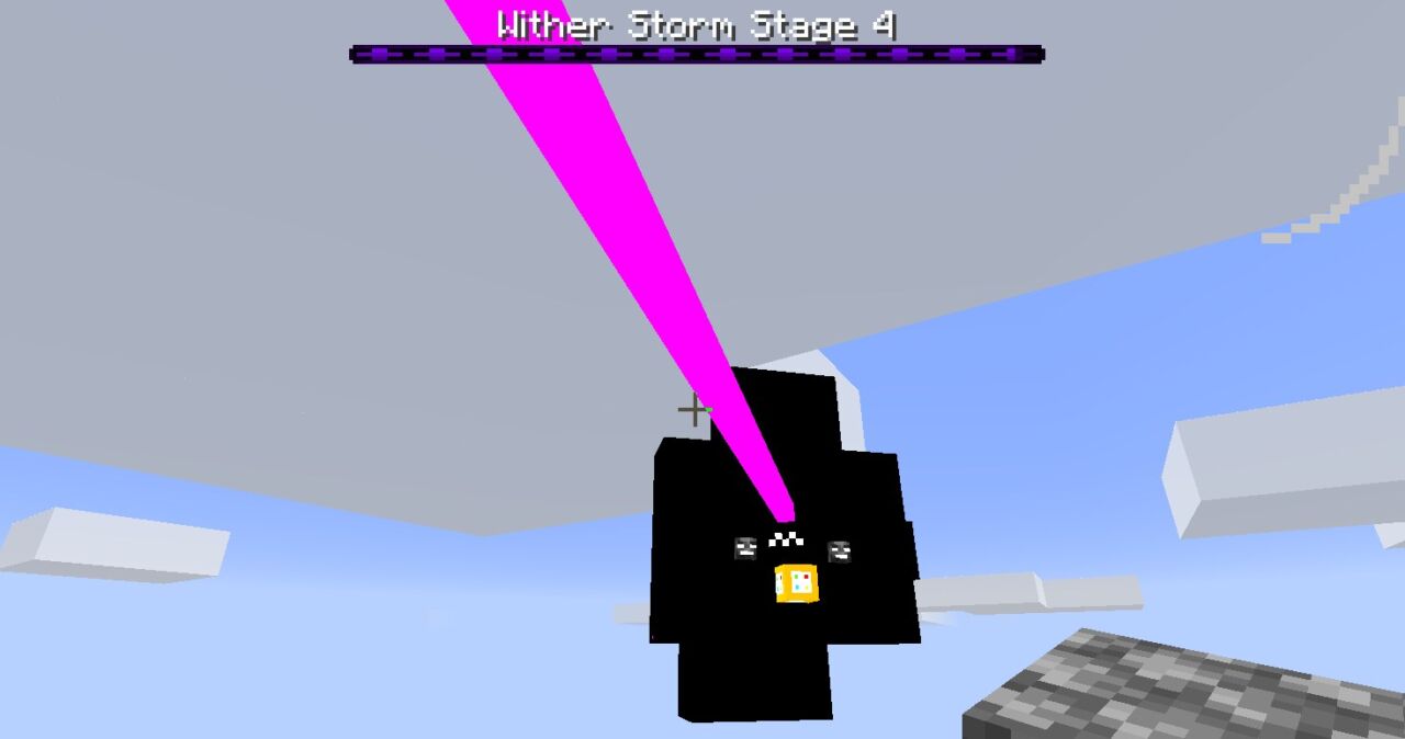 Wither Storm Modのウィザーストーム第2〜4段階の成長