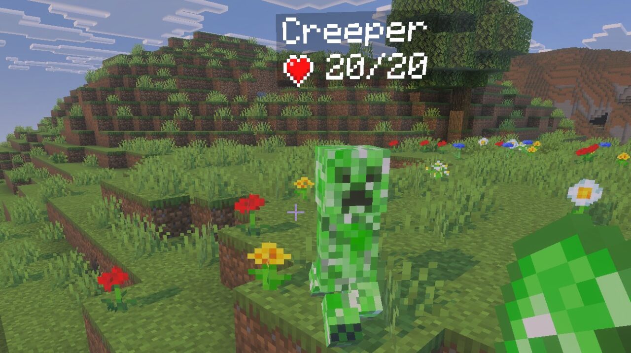 マイクラの体力表示アドオン