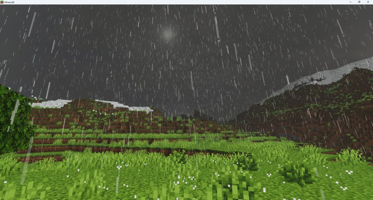 Revolution Vibrant Visualsを適用した夜の様子