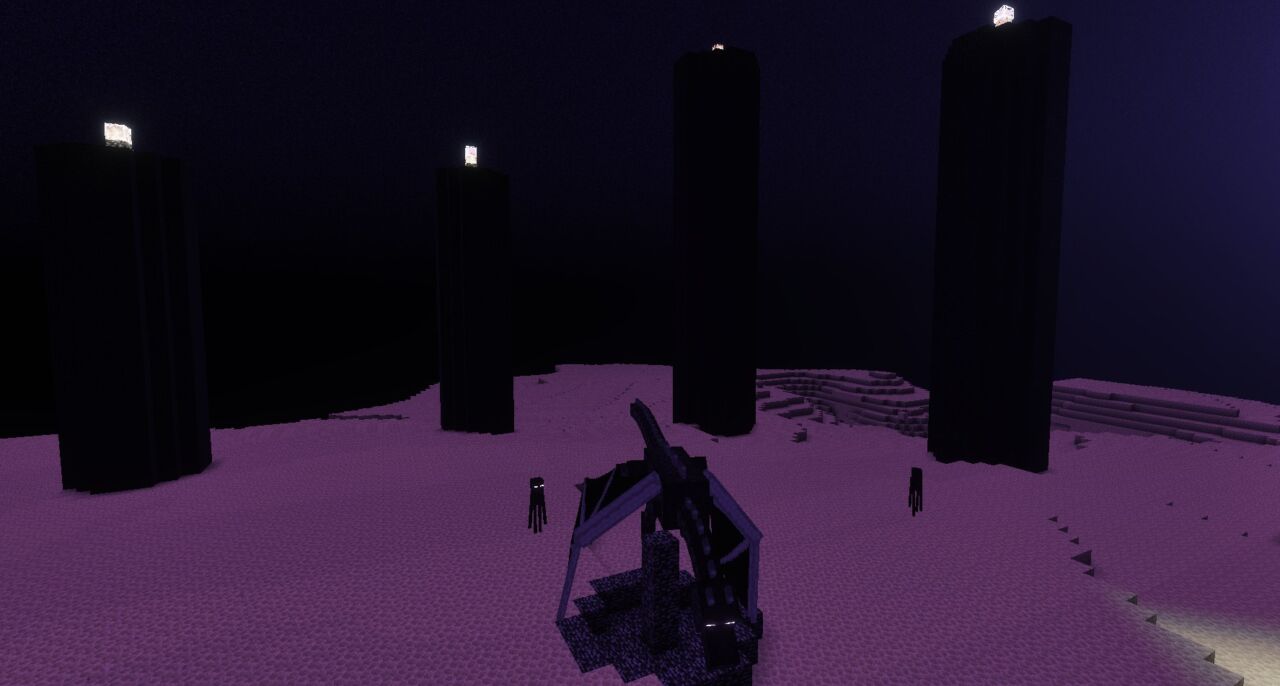 Dark Fantasy Visualsを適用した霧深い風景