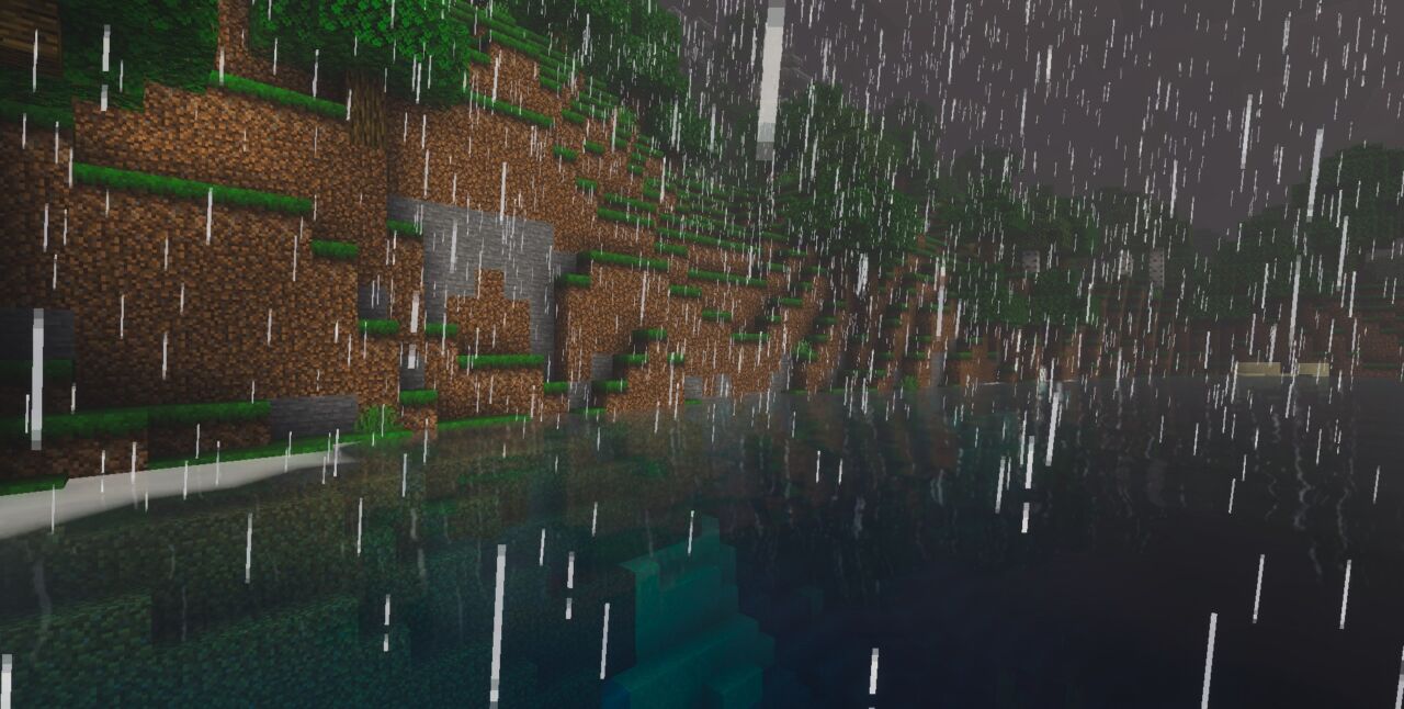 BSLB Shadersを適用した晴天の青空