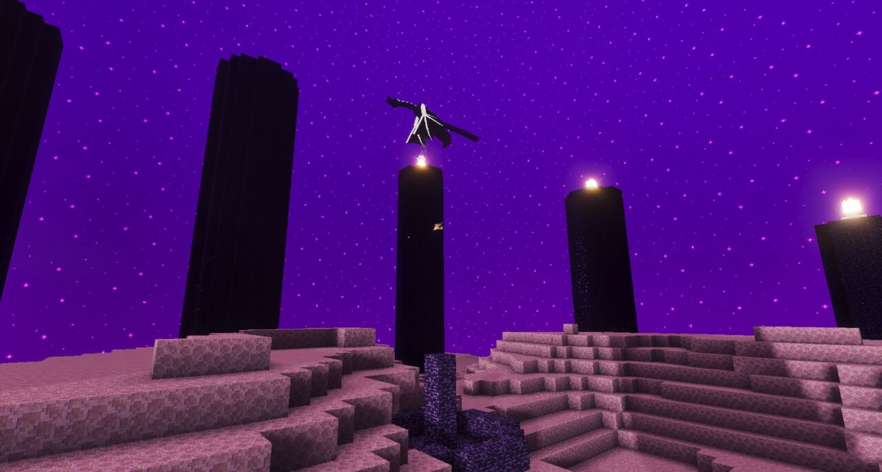 BSLB Shadersを適用したサバイバル中の風景