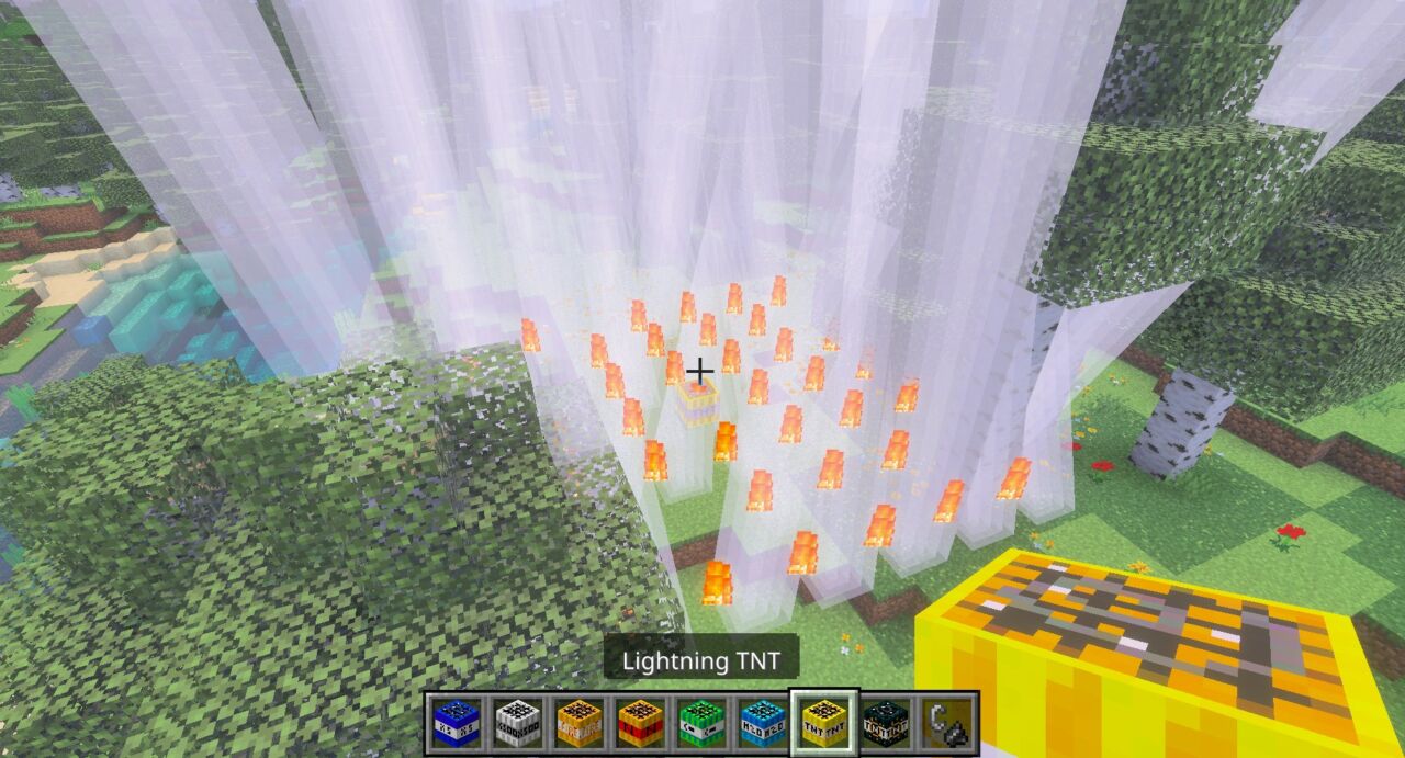 TNT Destructive Addonの爆発④（高倍率TNT）