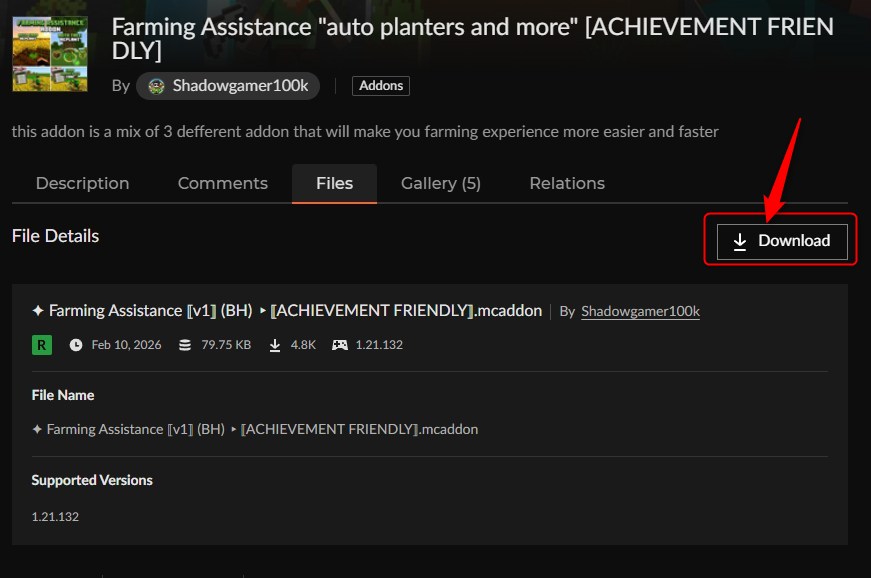 農業アドオン「Farming Assistance」の入れ方4