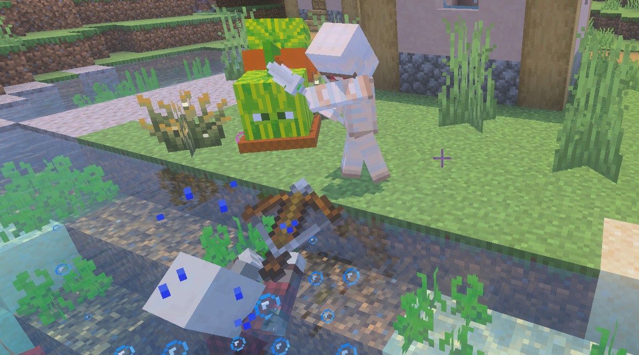 「Villager Soldier Vanilla」で追加される特殊ゴーレム（歩哨ゴーレム・農業ゴーレムなど）