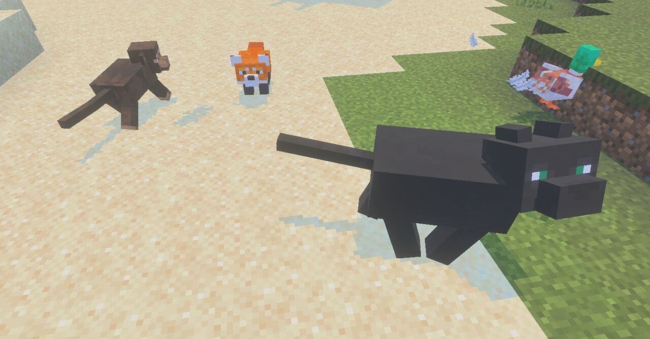 Immersive Faunaで追加されるリアルな動物たち（マイクラ統合版）