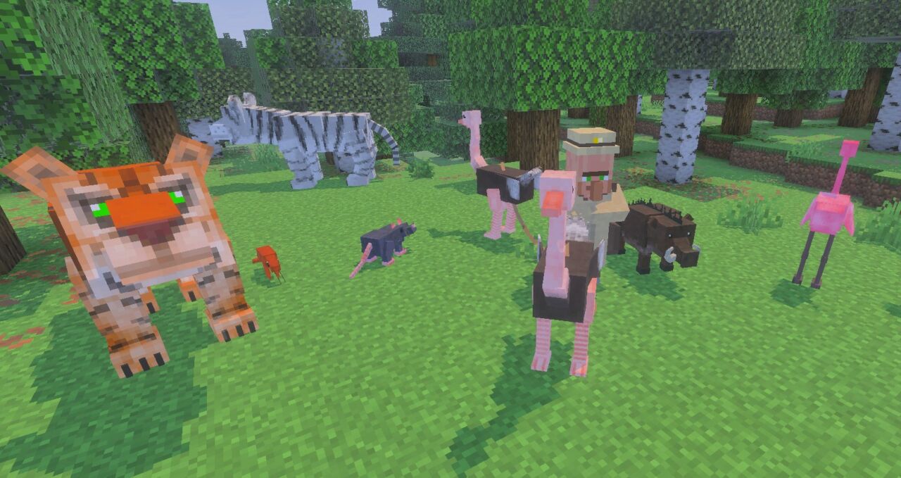 World Animalsで追加されるテイム・騎乗できる動物たち（マイクラ統合版）