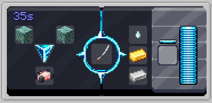 細身の剣Breezebreakerと素材Zephyr Deposit