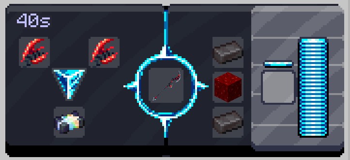 Starlit FactoryでKeresを合成する素材のセット画面