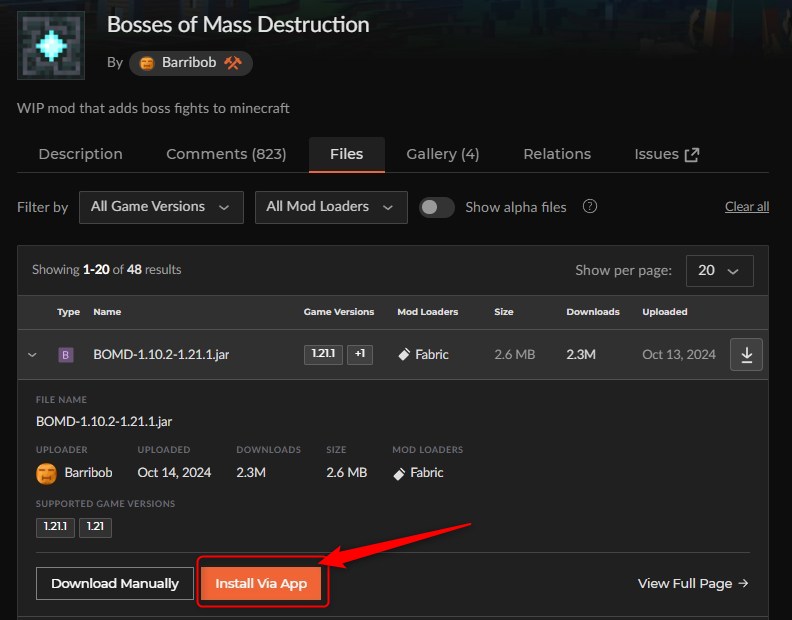 「Bosses of Mass Destruction」をインストール