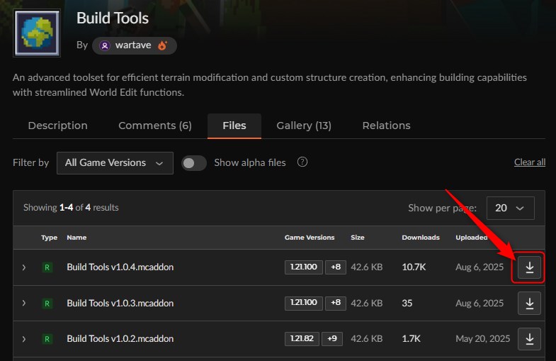 「Build Tools」にアクセスしてダウンロード
