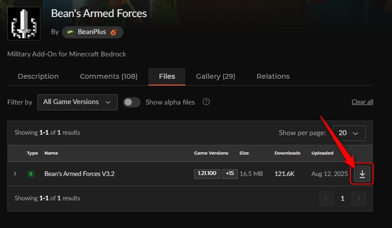 戦車アドオン「Bean's Armed Forces」の入れ方