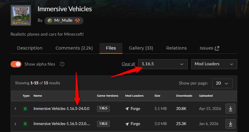 飛行機MOD「Immersive vehicles」の入れ方1