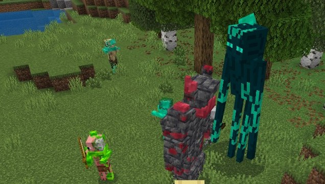 Expansive Oresで追加される鉱石モブとボスのEnderCyan