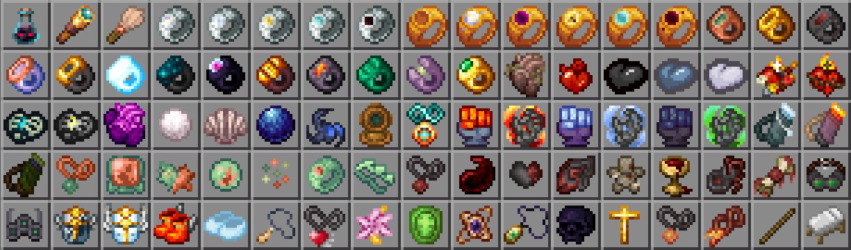 アクセサリーアドオン「Dorios' Trinkets」で手に入る装身具（トリンケット）