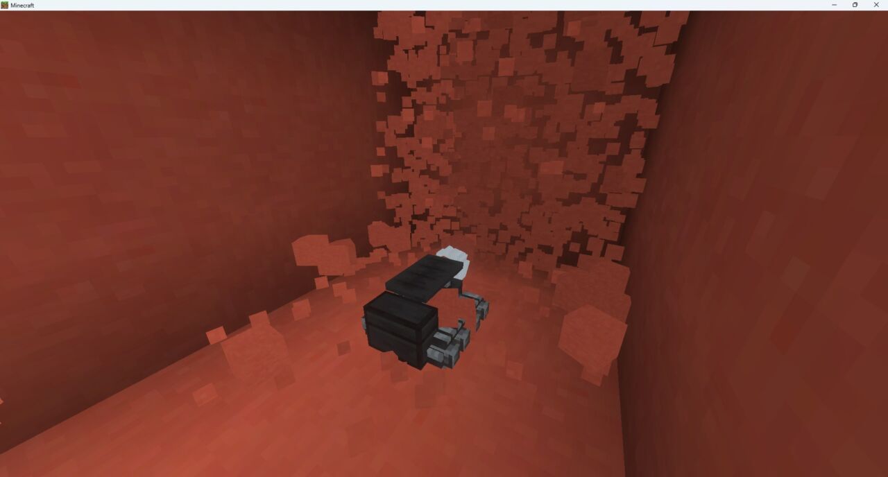 Auto-Miner Plus+のロボットを起動して採掘させる操作