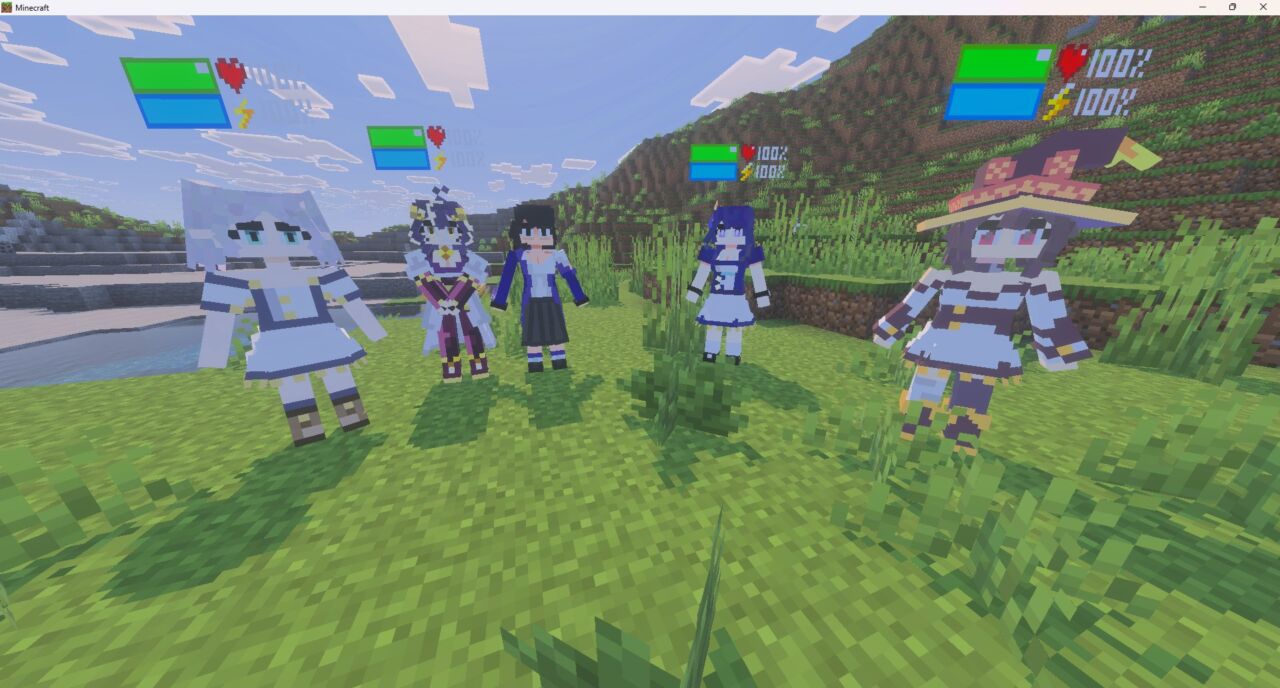 マイクラ統合版に追加されたHow Many Maidsのメイド