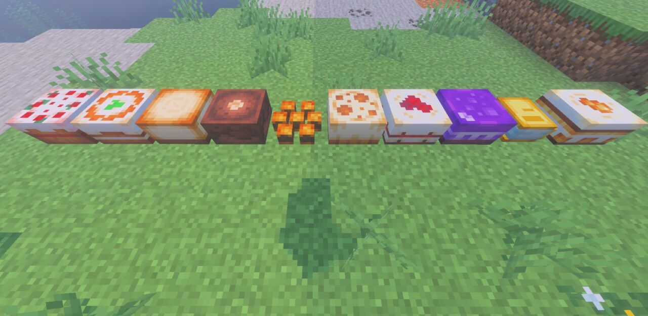 Vanilla Cookbookのケーキを並べて置いた様子