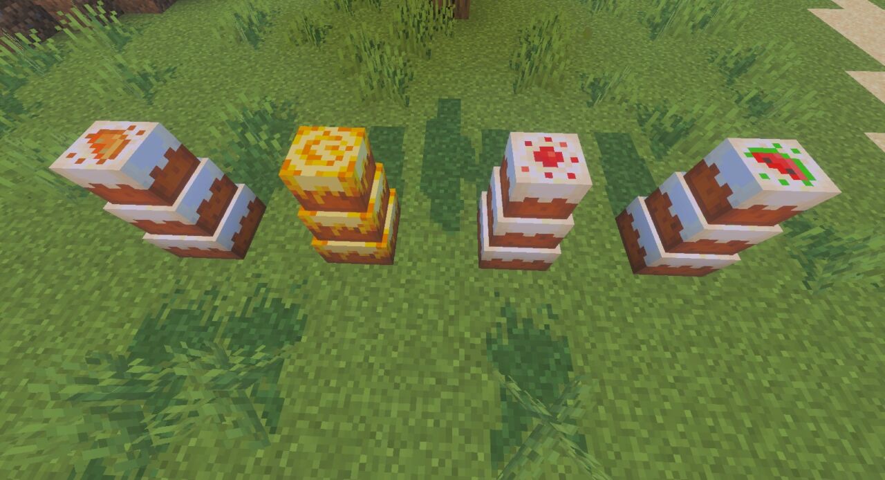 More Cakeでケーキを2つ重ねて置いた様子