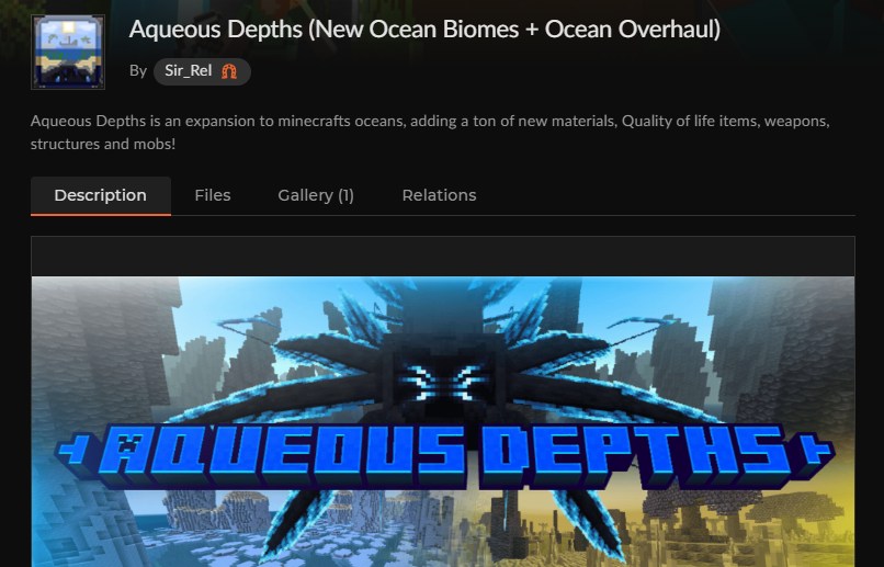 【マイクラ統合版】深海アドオン「Aqueous Depths」