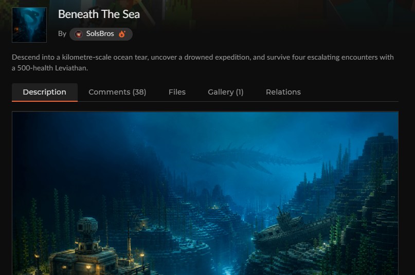 【マイクラ統合版】深海アドオン「Beneath The Sea」