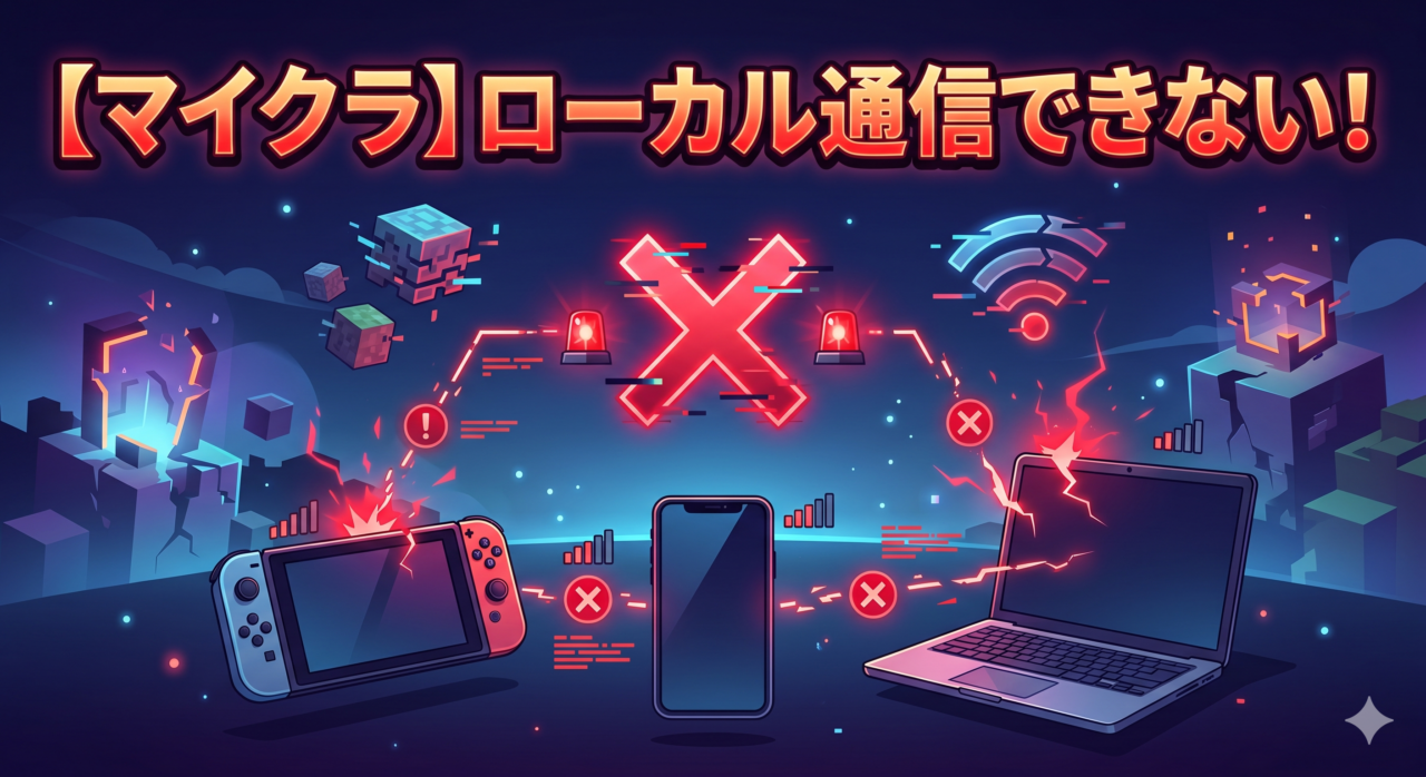 マイクラローカル通信できない