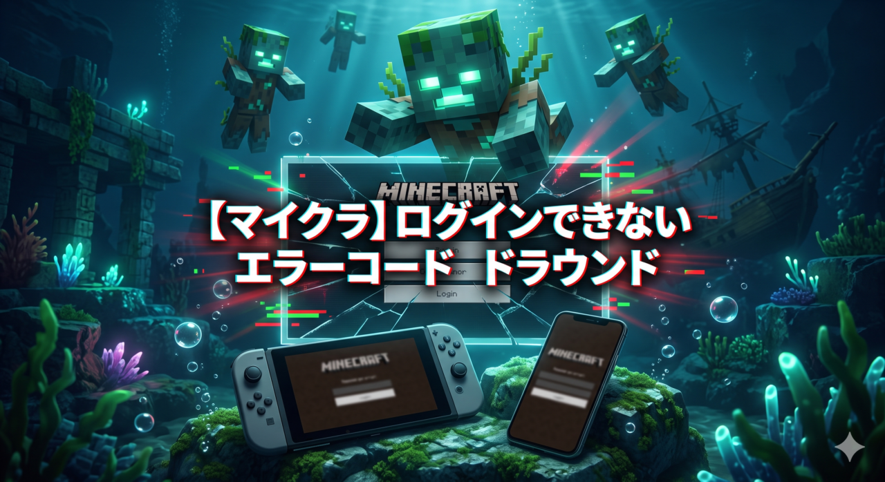 【マイクラ】ログインできないドラウンド