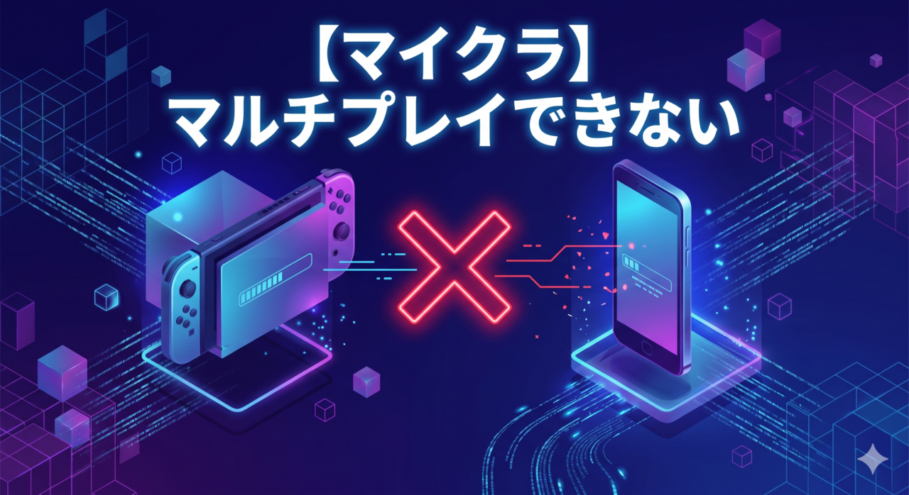 【マイクラ】マルチプレイできない